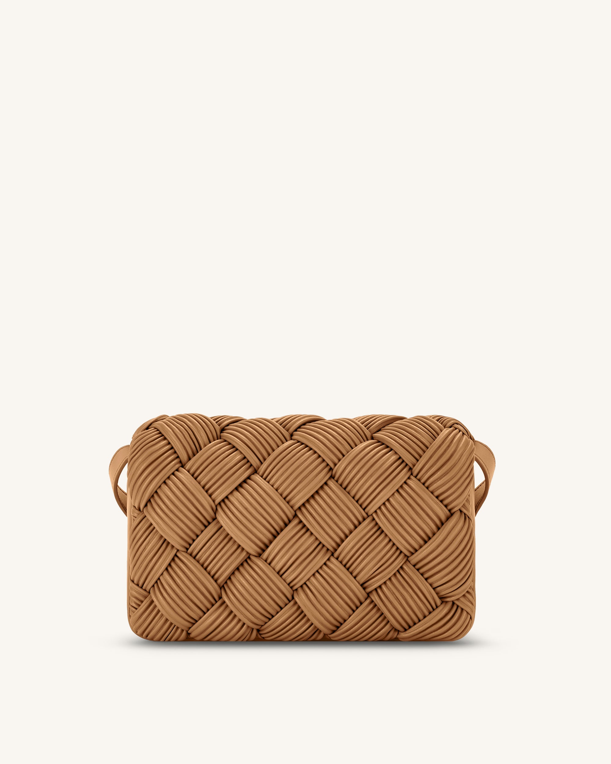 Maze Crossbody Bag - Brown