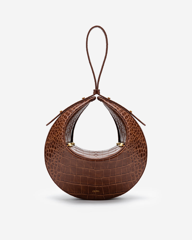 Rantan Bag - Brown Croc