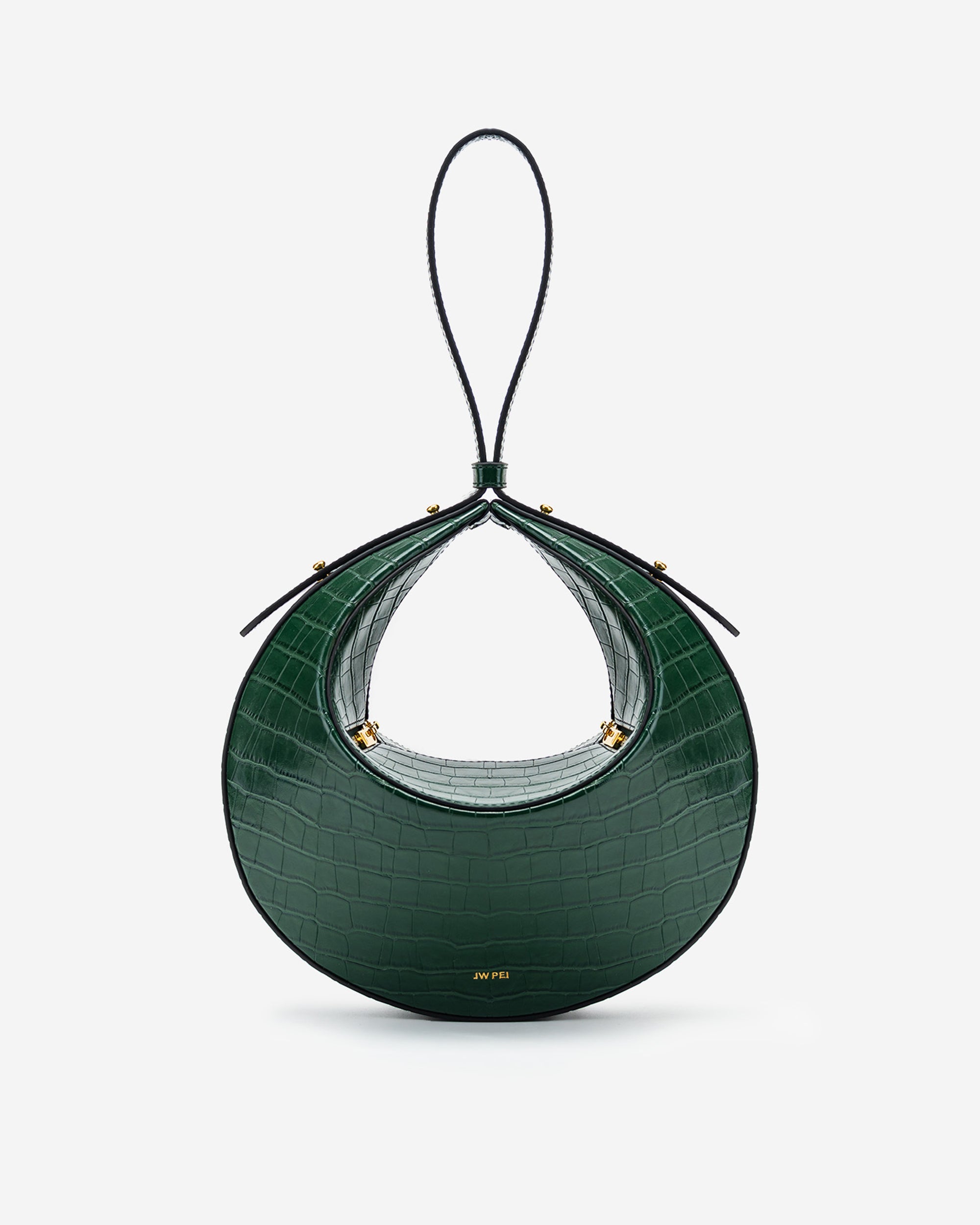 Rantan Bag - Dark Green Croc