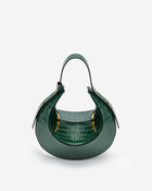 Rantan Bag - Dark Green Croc