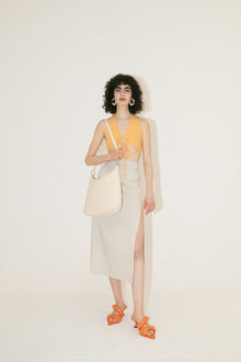 Erin Hobo Tote Bag - White