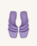 Jada Flat Mule - Lavender Purple