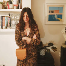 The Double Moon Crossbody - Tan