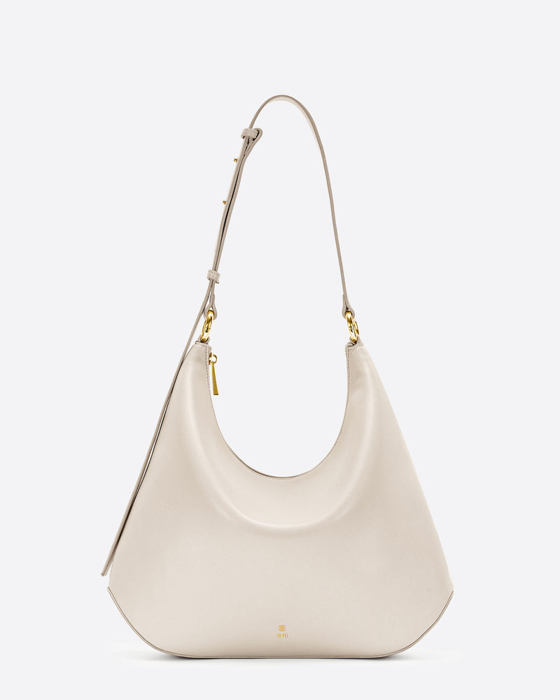 Erin Hobo Tote Bag - White