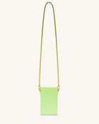 Lola Gradient Chain Phone Case - Lime Green Lizard
