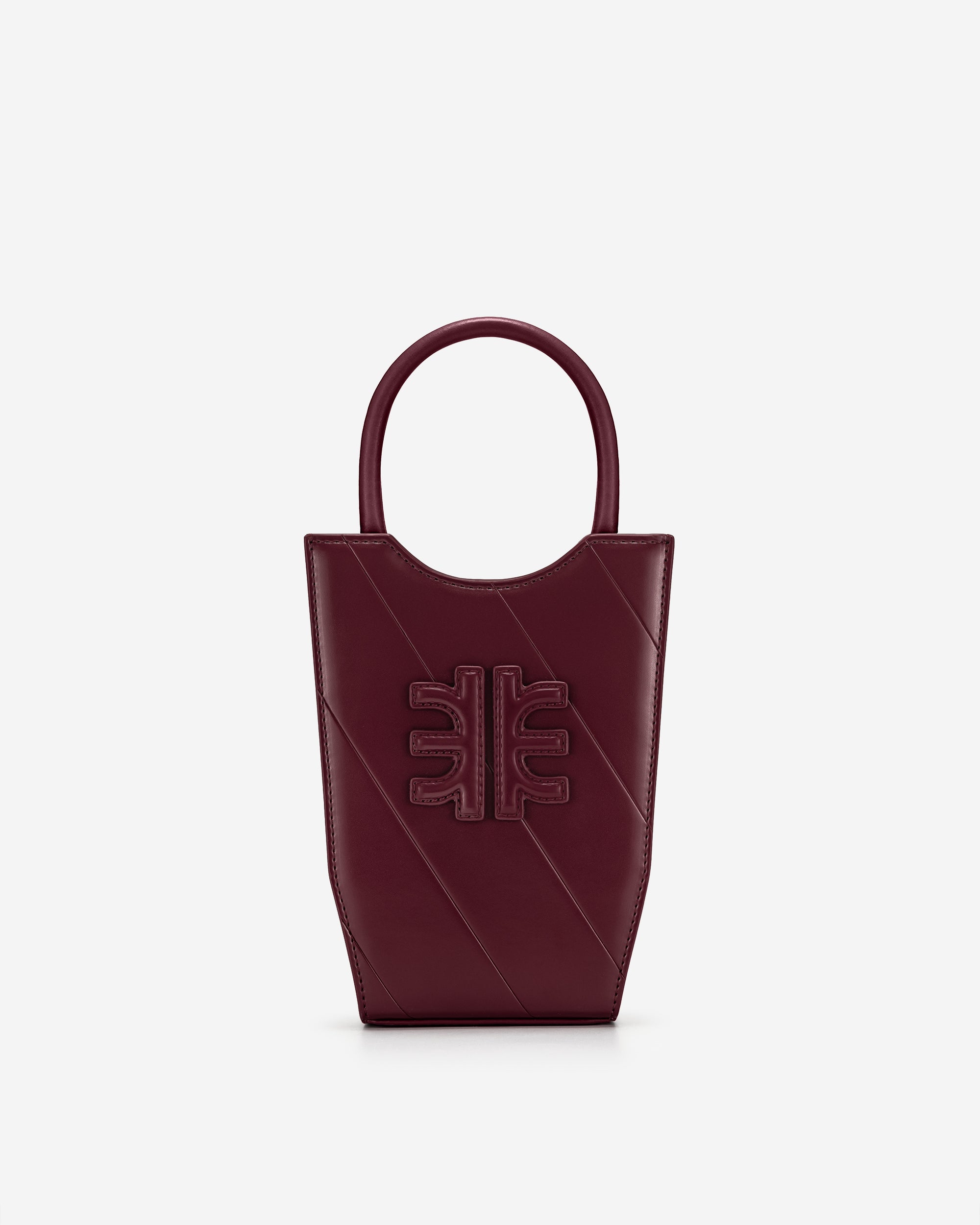 FEI Twill Phone Bag - Dark Red