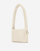 Rylee Pleated Drawstring Top Handle Bag - Off White