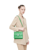 Mira Mini Flap Bag - Grass Green