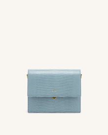 Mini Flap Crossbody - Ice Lizard